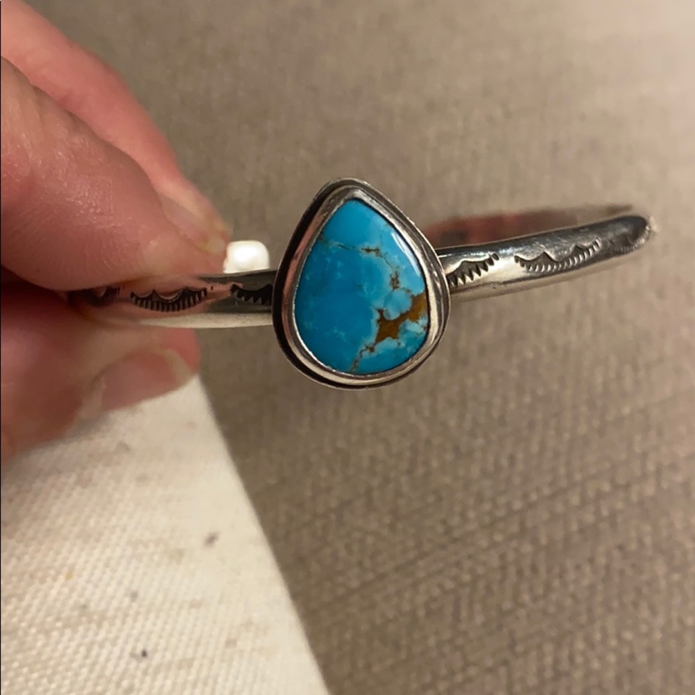 Turquoise and .925 Sterling Silver Bracelet